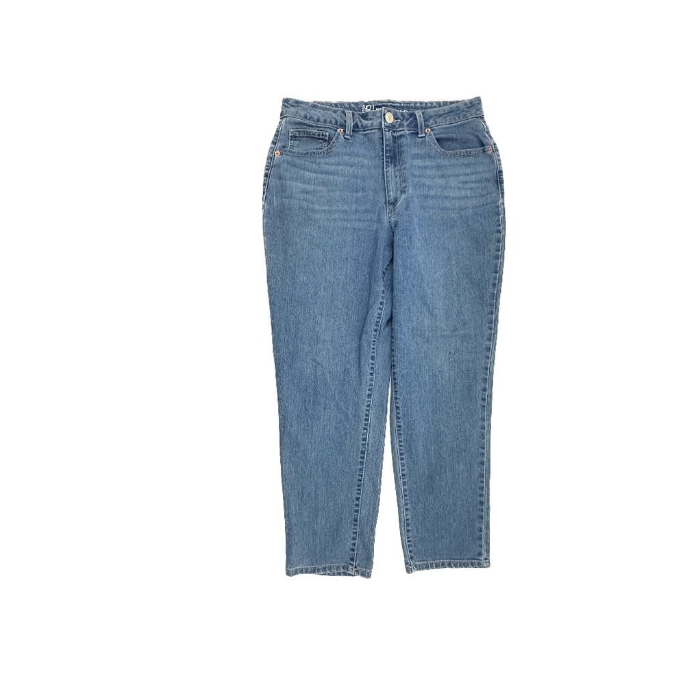 No Boundaries Boyfriend Jeans Women Size 11 Blue Dark Wash High Rise Denim
